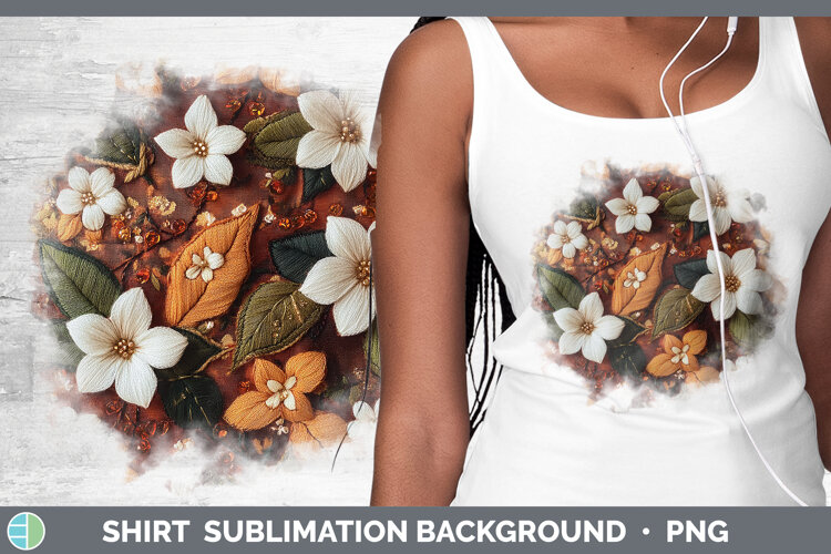 GorgeousFlowers 03 Embroider Shirt design.