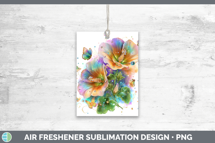 Flowers 03 Rainbow Summer Abutilon Air Freshener Sublimation