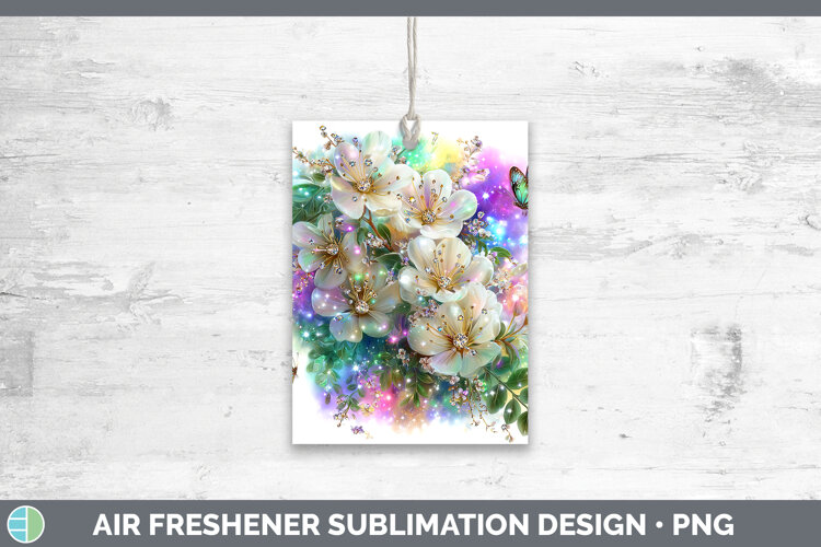 GorgeousFlowers 03 Rainbow Summer Air Freshener design.