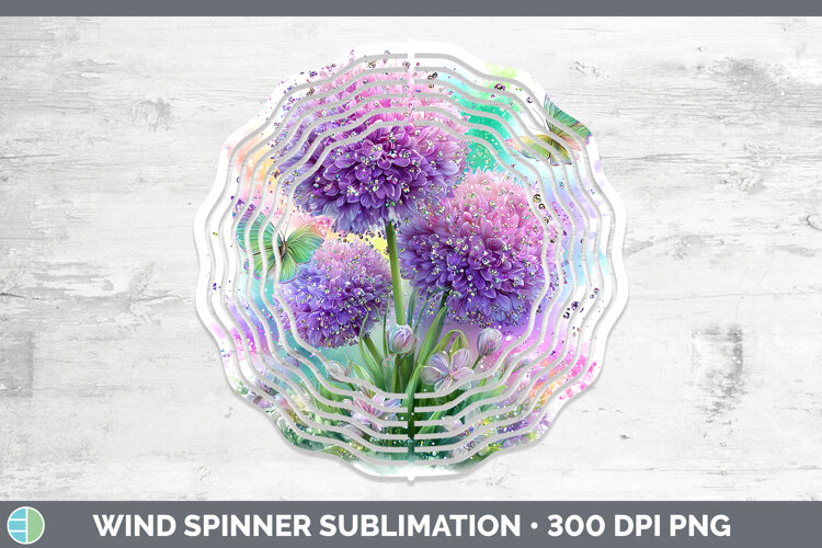 GorgeousFlowers 03 Rainbow Summer Wind Spinner design.