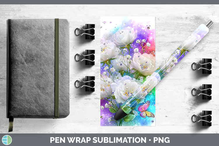 Flowers 03 Rainbow Summer Babys Breath Gypsophila Pen Wrap S