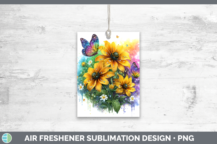 Flowers 03 Rainbow Summer Black-eyed Susan Air Freshener Sub