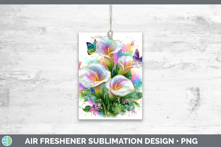 GorgeousFlowers 03 Rainbow Summer Air Freshener design.