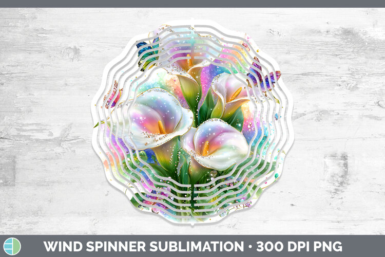 GorgeousFlowers 03 Rainbow Summer Wind Spinner design.