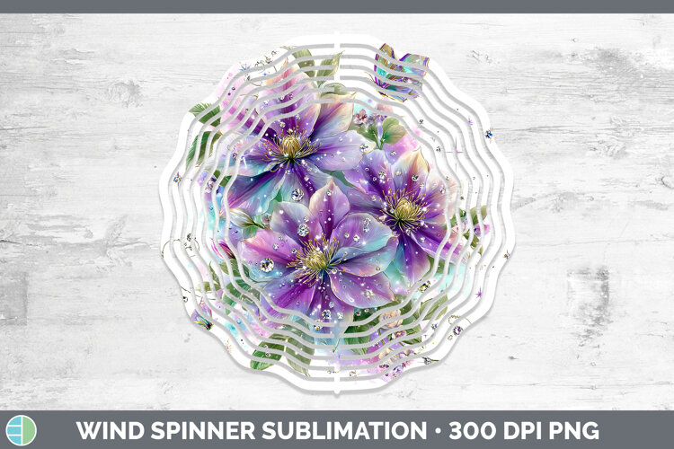 GorgeousFlowers 03 Rainbow Summer Wind Spinner design.