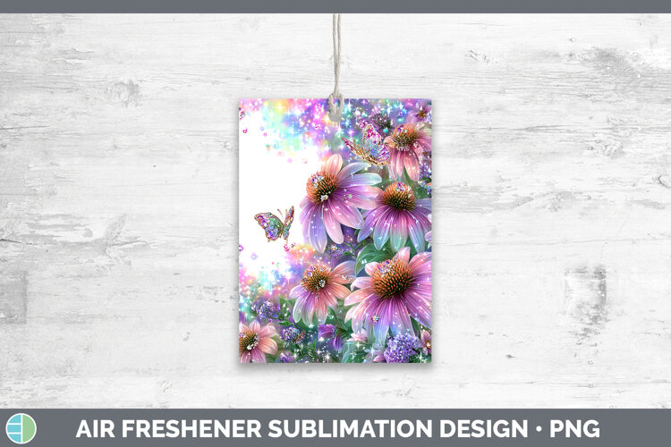 GorgeousFlowers 03 Rainbow Summer Air Freshener design.