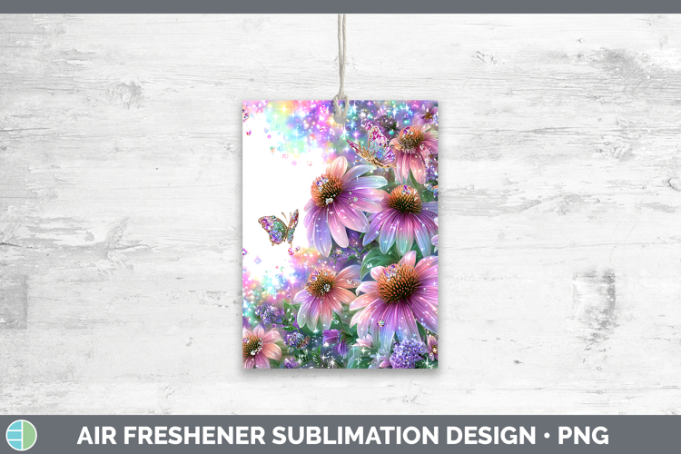 Flowers 03 Rainbow Summer Coneflower Air Freshener Sublimati
