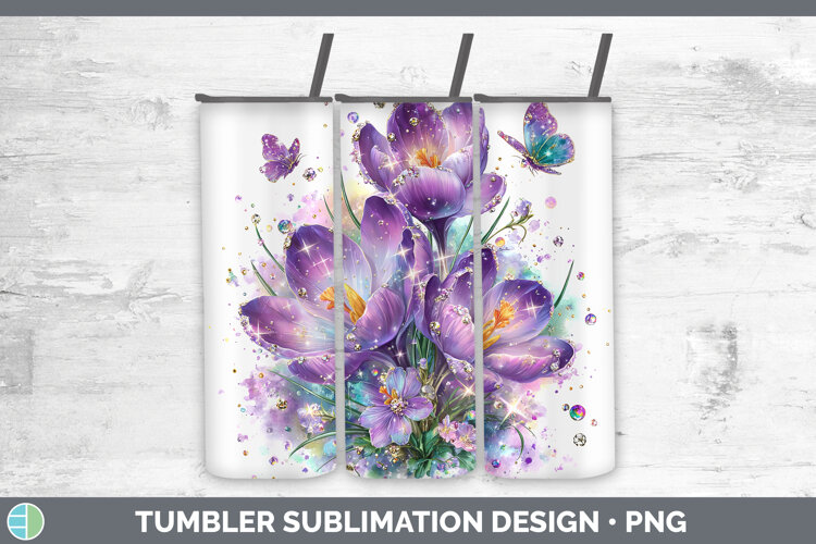 GorgeousFlowers 03 Rainbow Summer Tumbler design.