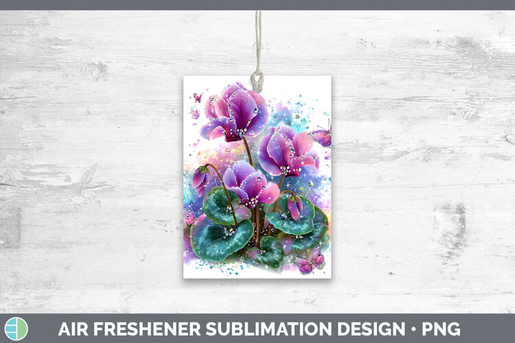 GorgeousFlowers 03 Rainbow Summer Air Freshener design.