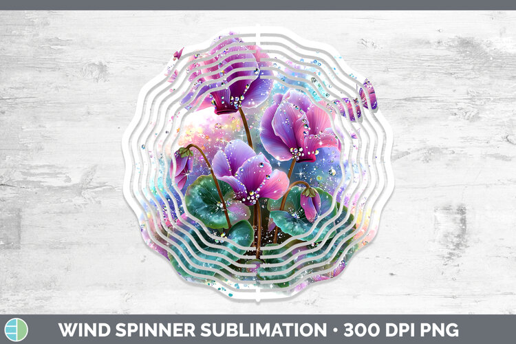 GorgeousFlowers 03 Rainbow Summer Wind Spinner design.