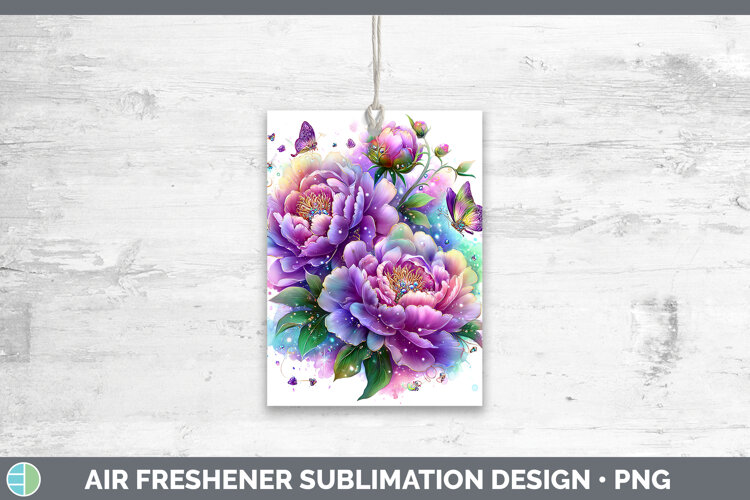 GorgeousFlowers 03 Rainbow Summer Air Freshener design.