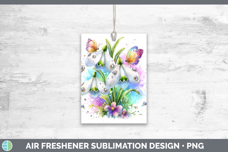 GorgeousFlowers 03 Rainbow Summer Air Freshener design.