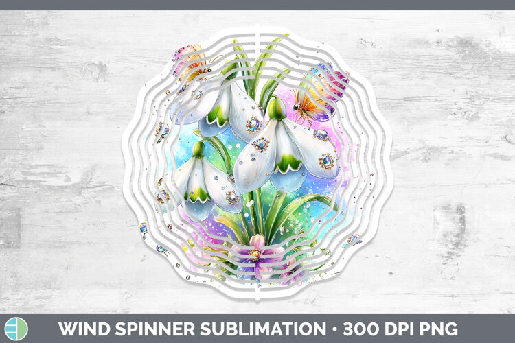GorgeousFlowers 03 Rainbow Summer Wind Spinner design.