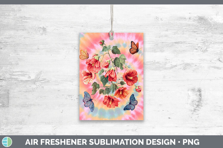 GorgeousFlowers 03 Tie Dye Air Freshener design.