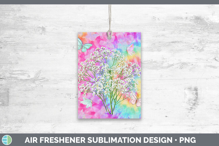 GorgeousFlowers 03 Tie Dye Air Freshener design.