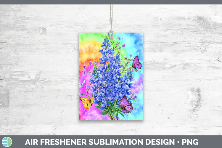 GorgeousFlowers 03 Tie Dye Air Freshener design.