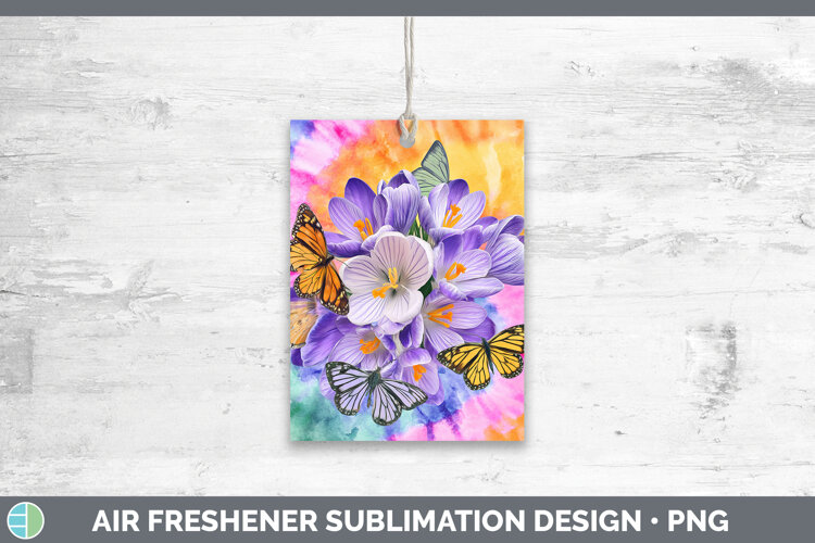 GorgeousFlowers 03 Tie Dye Air Freshener design.