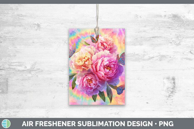 GorgeousFlowers 03 Tie Dye Air Freshener design.