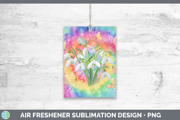GorgeousFlowers 03 Tie Dye Air Freshener design.