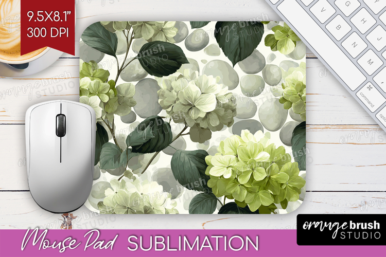 Floral Mouse Pad Sublimation - Sping Flowers Mousepad PNG