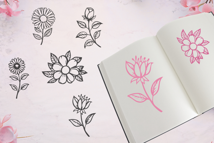 Flower Collection SVG
