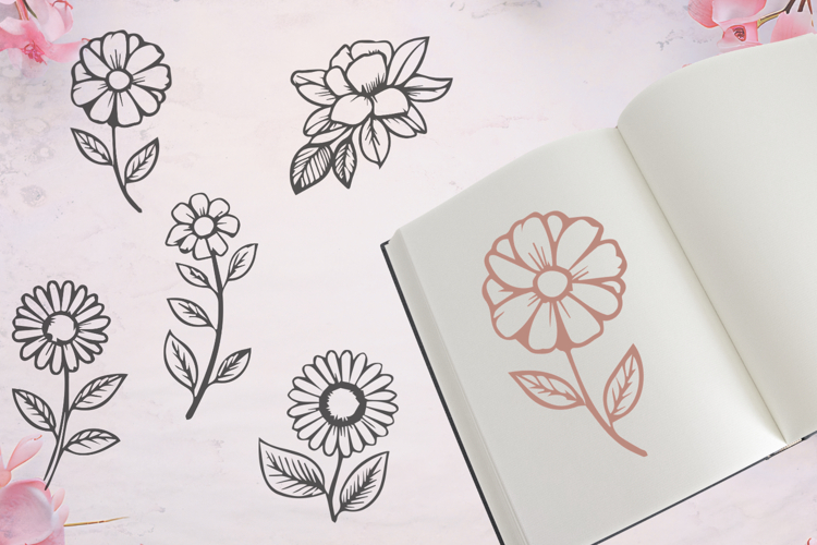Wild Flowers SVG