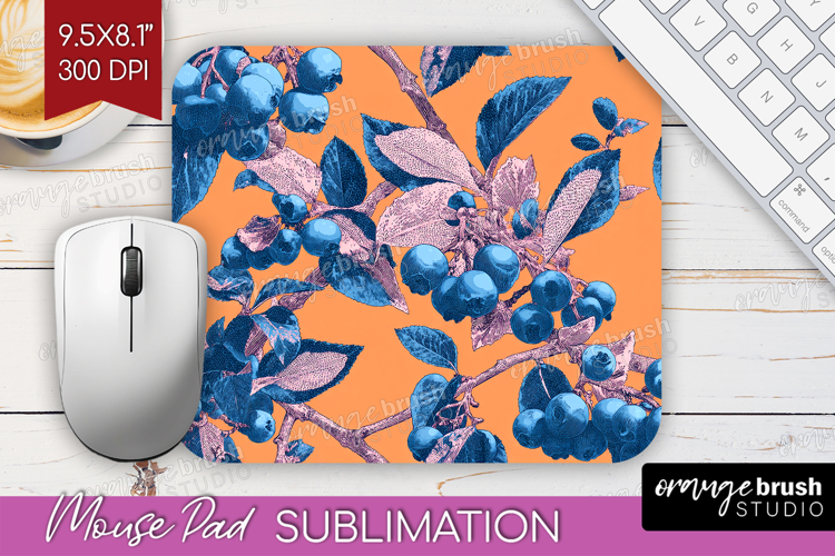 Floral Mouse Pad Sublimation - Sping Flowers Mousepad PNG