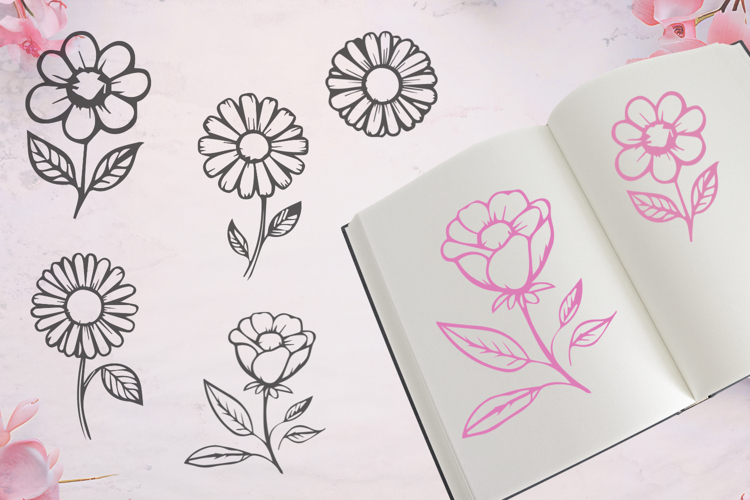 Wild Flower Collection SVG