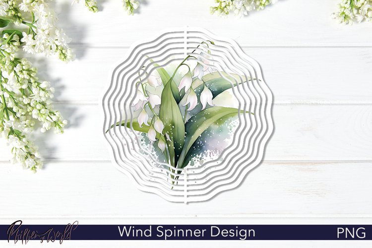 Floral Wind Spinner | Lily of the Valley