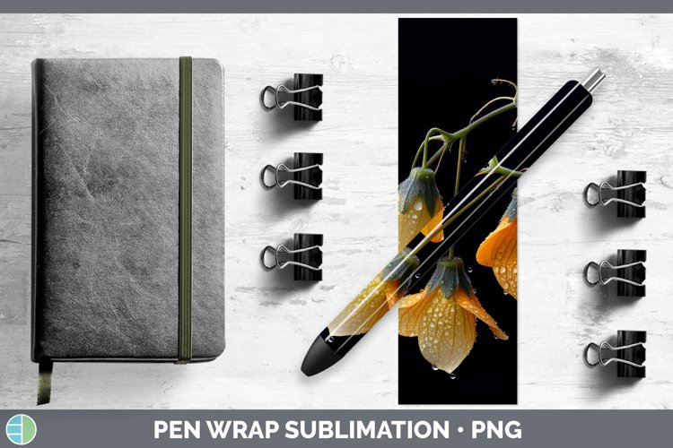 GorgeousFlowers Pen Wrap design.