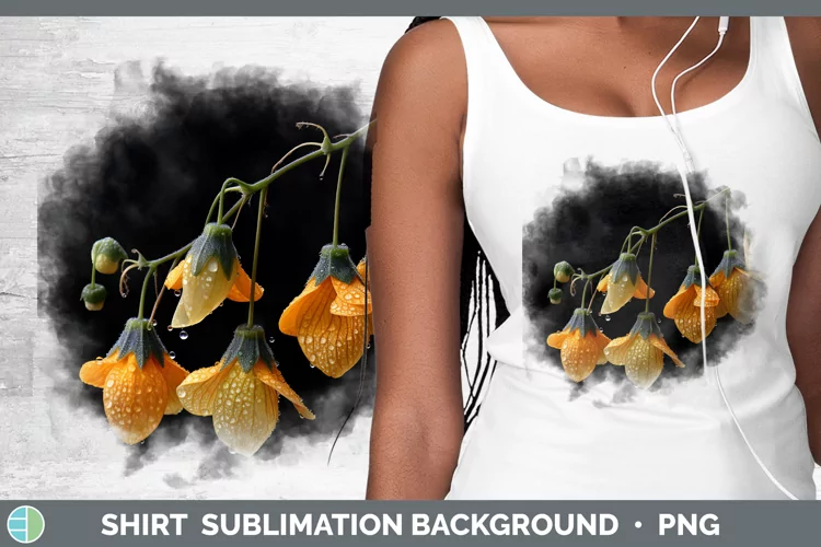 Flowers Abutilon Shirt Sublimation Sublimation Background De