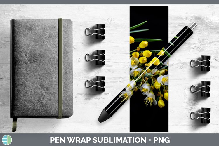 GorgeousFlowers Pen Wrap design.