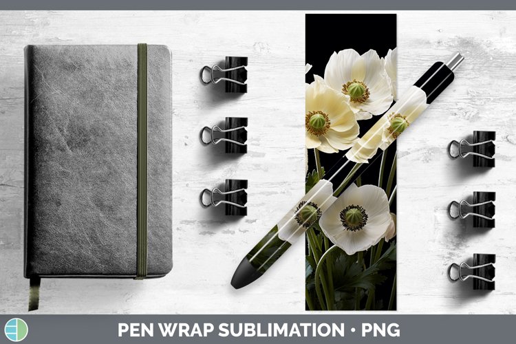 GorgeousFlowers Pen Wrap design.