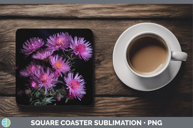 GorgeousFlowers Square Coaster design.