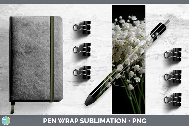 GorgeousFlowers Pen Wrap design.