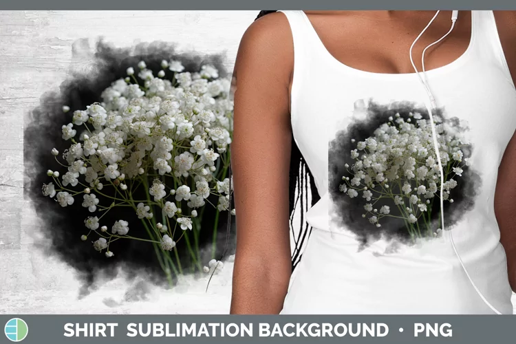 Flowers Babys Breath Gypsophila Shirt Sublimation Sublimatio