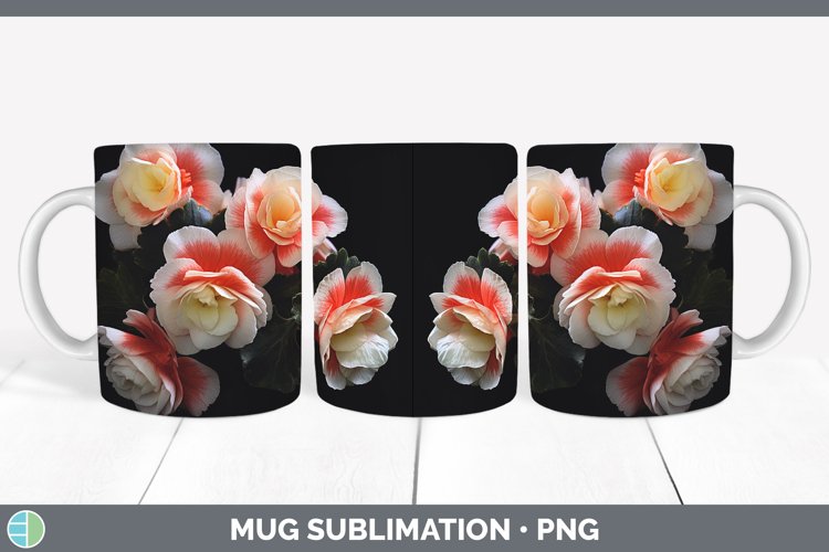 GorgeousFlowers Mug Wrap design.