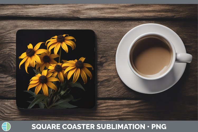 GorgeousFlowers Square Coaster design.