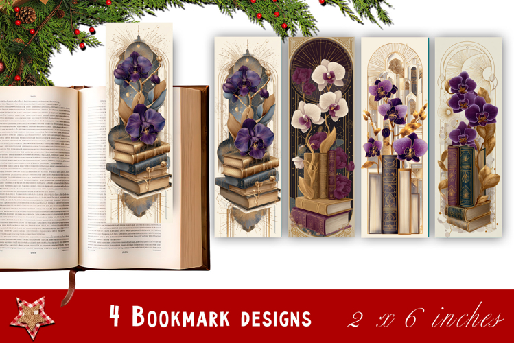 Flowers Bookmark Sublimation Floral Printable