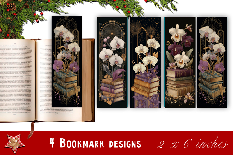 Flowers Bookmark Sublimation Floral Printable