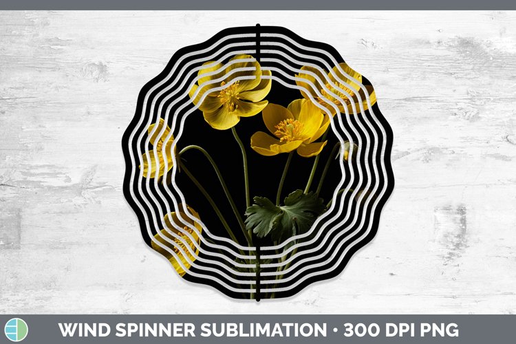 GorgeousFlowers Wind Spinner design.