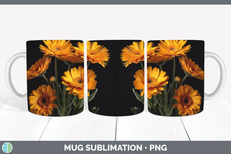 GorgeousFlowers Mug Wrap design.