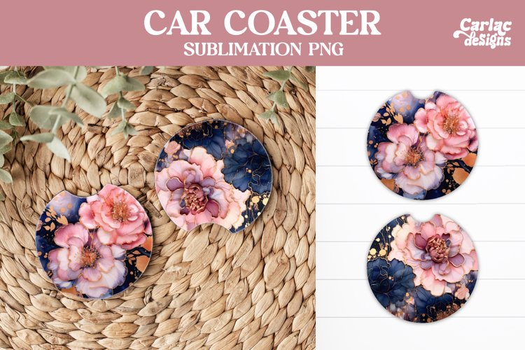Flowers Car Coaster