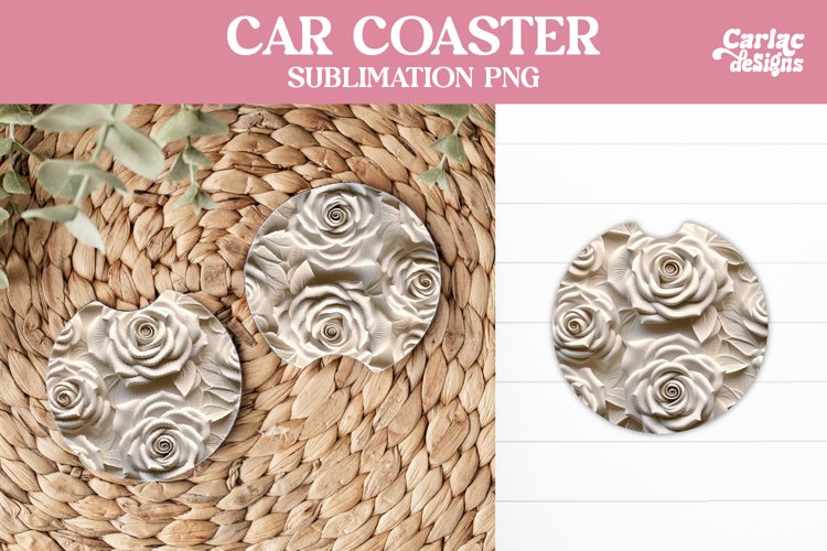 Flowers Car Coaster