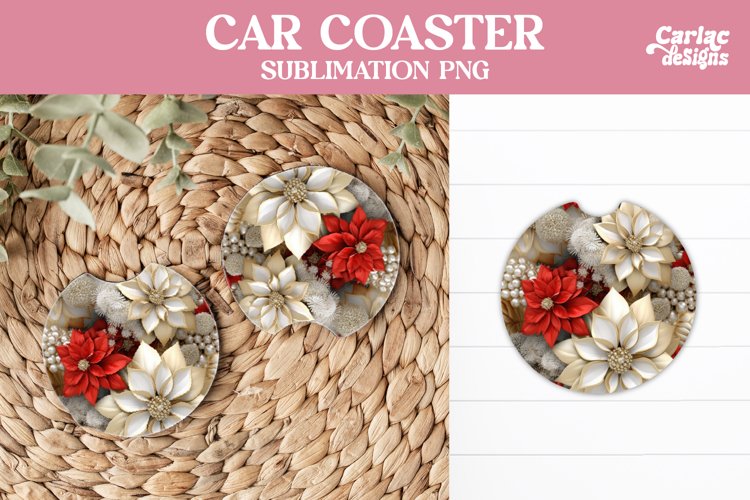 Flowers Car Coaster