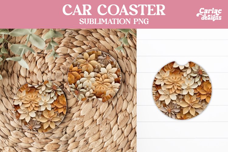 Flowers Car Coaster