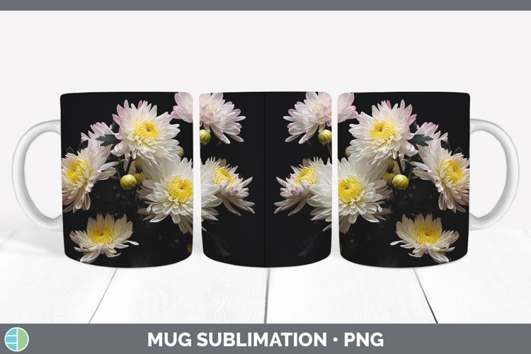 GorgeousFlowers Mug Wrap design.