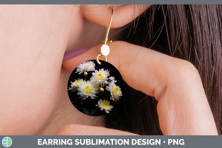 GorgeousFlowers Round Earrings design.