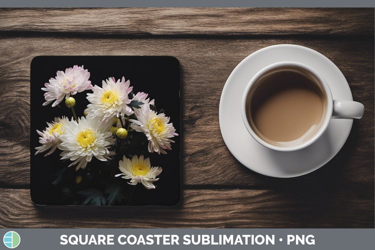 GorgeousFlowers Square Coaster design.