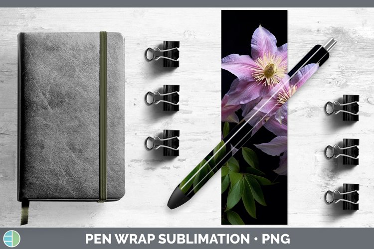 GorgeousFlowers Pen Wrap design.